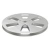 1/4 7 Inch Empty Tape Reel, Nab Aluminum Metal Reel, Aluminum Alloy Universal Empty Take Up Small Hub with 6 Hole for Reel to Reel Tape view 4