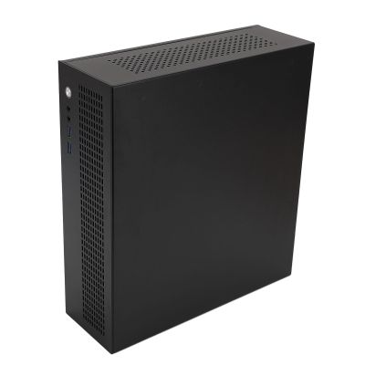Zunate Portable Micro ATX Computer Case - Supports 245x245mm Motherboards, Slim Design with USB 3.0, AUX Port, Steel Plate for Efficient Cooling