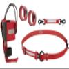 Perfect Fit Shield Wallets Red Leather Firefighter Reflective Bundle Includes L-Style Universal Radio Holster Case, Radio Strap Harness, Anti-Sway Strap for Radio Strap and 2 Cord Keepers view 2