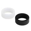 Dioche 2Pcs Smart Ring Silicone Cover Thin Lightweight Smart Ring Protector Elastic Protective Cover for Working Out Black and White (S) view 4