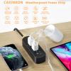 Outdoor Surge Protector Waterproof Power Strip Weatherproof 10 FT Extension Cord Power Strip, 3 AC Outlets, 1625W Overload Protection, for Camping, Home, Office, Garden, FCC UL Listed view 3