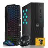 Dell Desktop PC Gaming Bundle - Core i7, 16GB RAM, 1TB SSD, AMD RX 550, RGB Keyboard with AI-Enhanced Copilot Key and Mouse, RGB Headphone, Webcam, Wi-Fi, Windows 11 Pro(Renewed) view 1