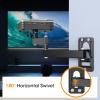 DAWASAPAT Universal Porjector Mount Foldable Wall Mount 1/4" Screw, Adjustable Tilt&Swivel Hanging Bracket Holder Wall Mount Hanger Rack Stand for Projector with Cable Ties view 3