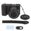 5K Digital Camera for Photography, Autofocus 64MP Vlogging Camera with 3.2in 180 Degree Flip Touchscreen, Video Compact Travel Camera with 12X Optical Zoom, Beauty Filters view 2