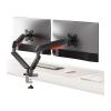Monitor Mount Dual Monitor Mount up to 32 inches and 22.0 lbs per Screen, Adjustable Gas Spring Monitor Arm, Aluminum Dual Monitor Mount with C-Clamp & Grommet Base Monitor Desk Stand(Black) view 1