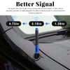 Sylvil Car Short Antenna, 3.15" Aluminum Radio Antennas Replacement, Carbon Fiber Antenna Kit with Screws, AM/FM Roof Mount Car Radio Reception Antennas Mast for Most Cars SUVs (Blue) view 3