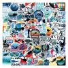 110PCS Diving Stickers Scuba Diving Decals for Water Bottles Laptop Luggage Phone, Eikecy Waterproof Vinyl Sticker for Teens Adults Outdoors Stickers view 1