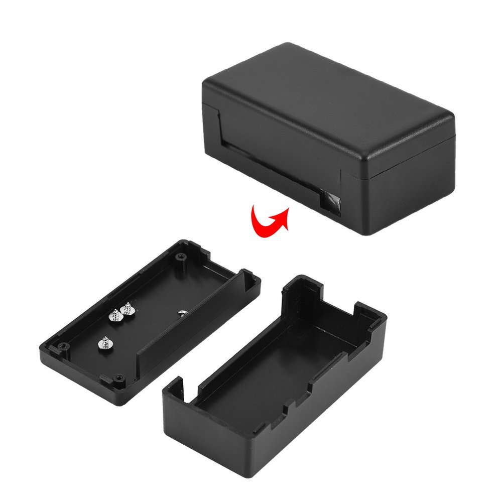 Wisoqu Plastic Protective Case Shell Cover Enclosure Box Housing for to Board, 73 X 36 X 27 Mm (Black)