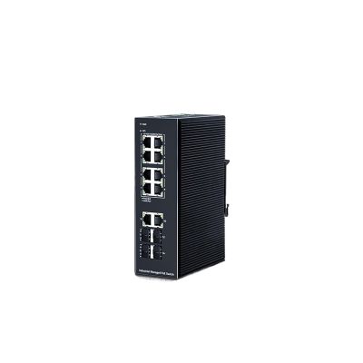 BAISULI Industrial Din Rail Switch Gigabit Ethernet 14 Port Industrial Managed POE Switch,1000Base-T DIN Rail Network Ethernet Switcher with 2.5G SFP Port L2