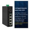 BAISULI Industrial Din Rail Switch Gigabit Ethernet 5/6 Port Industrial Gigabit Fiber Switch with SFP 10/100/1000Mbps Ethernet Switch 4GE+1(2) SFP -40 to 85C DIN-Rail IP40 6KV(JT-GYF3104-GF) view 2