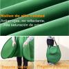 Zyyini 142cm Round Green Screen Backdrop, Portable, for Video Chats, Video Conference, General Use view 3