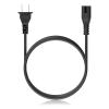 10ft Power Cord, 2 Prong AC Power Cable Compatible with JBL PartyBox 100 110 200 300 310 710 1000 on-The-Go Speaker JBL Bar 2.1 3.1 5.1 9.1 Soundbar 2 Slot Charger Cable Replacement view 1