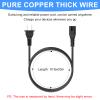 10ft Power Cord, 2 Prong AC Power Cable Compatible with JBL PartyBox 100 110 200 300 310 710 1000 on-The-Go Speaker JBL Bar 2.1 3.1 5.1 9.1 Soundbar 2 Slot Charger Cable Replacement view 2
