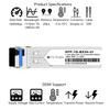 OPSTRAN 1000BASE-BX BiDi SFP Optical Transceiver Module Compatible with Dell SFP-GE-BX20U-1310 1310nm-TX/1490nm-RX 20km DOM Simplex LC SMF 4 Pack view 2