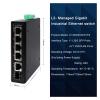 BAISULI Industrial Din Rail Switch Gigabit Ethernet JT-COM Gigabit L2- Managed Industrial Switch 6-Port Full Gigabit Industrial Ethernet Data Switch view 2