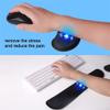 LLLSSS Wrist Rest Mouse Pad with Gel Non-Slip Base Wrist Rest Pad Ergonomic Mousepad for Typist Office Gaming Laptop Pc view 4