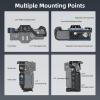 Nitze Zf Cage for Nikon Z f Camera with Built-in Hand Grip, NATO Rail, Cold Shoe and Arca Swiss Quick Release Plate, Compatible with Tripods and Gimbals - T-N03A view 2