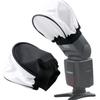 ThtRht 2 Pack Universal Flash Diffuser Mini Fabric Soft Light Flashes Bounce Cap Cover Attachment for Camera Flash Speedlite Unit Head All Brand DSLR Flashgun Speed Lights view 3
