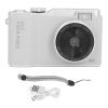 Digital Camera, 48MP 1080P HD Vlogging Camera, 16x Zoom 2.4 Inch Autofocus Compact Camera, Video Camera for Selfie, Travel, Kids, Adults (White) view 1