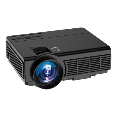 Portable Bluetooth Mini Projector with WIFI, 1080P Full HD Portable Projector, Home Theater Video Projector Compatible with TV Stick Phone/HDMI/USB, indoor & Outdoor Use (black)