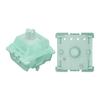 GATERON Milky Yellow Series Mint Dual-Stage Spring Switches for MX Mechanical Keyboard, 5-Pin Linear/55gf/Factory Pre-lubed/Plug-in LED Switches(Plug-in LED,36Pcs) view 1