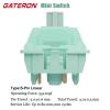 GATERON Milky Yellow Series Mint Dual-Stage Spring Switches for MX Mechanical Keyboard, 5-Pin Linear/55gf/Factory Pre-lubed/Plug-in LED Switches(Plug-in LED,36Pcs) view 2