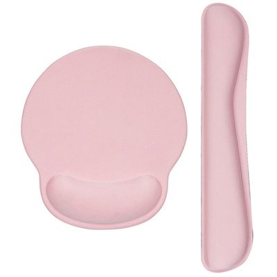 LLLSSS Ergonomics Memory Foam Mouse Pad with Wrist Rest Hand Wrist Mouse Pad Rubber Base(D)