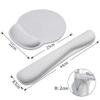 LLLSSS Ergonomics Memory Foam Mouse Pad with Wrist Rest Hand Wrist Mouse Pad Rubber Base(D) view 2