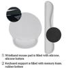 LLLSSS Ergonomics Memory Foam Mouse Pad with Wrist Rest Hand Wrist Mouse Pad Rubber Base(D) view 3