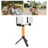 Handheld Mini Fill Lamp, Adjustable Brightness Video Light with Cell Phone Holder, 5600K 840Lx for Beauty Food Macro Product Photography view 3