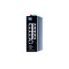 BAISULI Industrial Din Rail Switch Gigabit Ethernet 10 Port 100M Industrial Ethernet Switch Gigabit Uplink SFP Port DIN Rail Wall Mounted Network Ethernet Switcher DC12-55V view 1