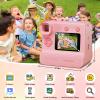 Instant Print Camera for Kids, 1080P Kids Instant Cameras,HD Selfie Digital Video Cameras Toddler 3 Rolls Print Paper & 32G Card,Christams Birthday Gifts for Girls Boys Age 5 6 7 8 9 10 view 2