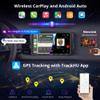 ATOTOLIFE S8 8-Core 4G+32G Android Double Din Car Stereo, 4G LTE, WiFi/BT/USB Tethering, 7inch QLED Touchscreen Wireless CarPlay Android Auto, AI Chat Car Radio,2 Bluetooth, SCVC, DSP/HDMI Out view 4