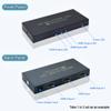 HD Splitter 1 in 4 Out,up to 4K @ 60Hz 4:4:4 HDMI Splitter,Multi Resolution Output,HDMI 2.0& HDCP 2.2,EDID Control,3D CEC Support,18 Gbps, Easy Plug and Play,0 to +40 view 2