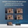 HD Splitter 1 in 4 Out,up to 4K @ 60Hz 4:4:4 HDMI Splitter,Multi Resolution Output,HDMI 2.0& HDCP 2.2,EDID Control,3D CEC Support,18 Gbps, Easy Plug and Play,0 to +40 view 3
