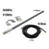 12dbi 915MHz Optimised Tuned for Helium for Omni Fiberglass Aerial Antenna, 55cm for LoRa Antenna Outdoor Omnidirectional Fiberglass Antenna(Antenna kit) view 4