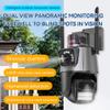 Andoer 2MP+2MP Wireless Monitor Camera Dual-Lens Wall Mount Smart WiFi Camera Waterproof Color Night Vision 2-Way Audio Humanoid Tracking PTZ Rotatable Wireless Security Camera for Home Office Outdoor view 4