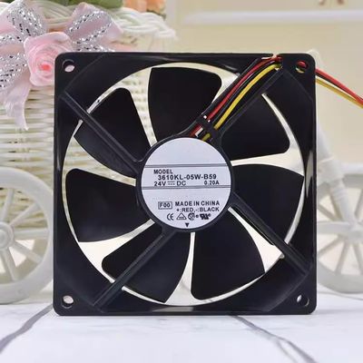 for 9025 24V 0.20A 3610KL-05W-B59 9cm Frequency Converter 3-Wire Fan 9cm