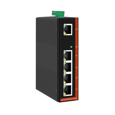 BAISULI Industrial Din Rail Switch Gigabit Ethernet 5/8 Port Full Gigabit Industrial Ethernet Switch 10/100/1000Mbps -40 to 85C DIN-Rail IP40 6KV(JT-GYF3008)