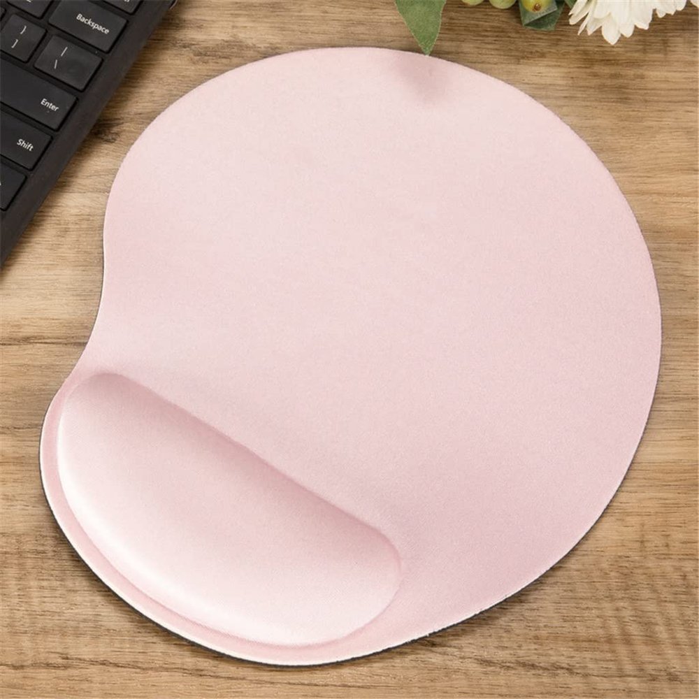 LLLSSS Solid Color Large Curved Mouse Pad Wrist Rest Mousepad Gaming Office Mat for Desktop Laptop for Gaming PC(D)