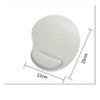 LLLSSS Solid Color Large Curved Mouse Pad Wrist Rest Mousepad Gaming Office Mat for Desktop Laptop for Gaming PC(D) view 4