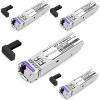 OPSTRAN 1000BASE-BX BiDi SFP Optical Transceiver Module Compatible with Alcatel-Lucent SFP-GIG-BX-D20 1490nm-TX/1310nm-RX 20km DOM Simplex LC SMF 4 Pack view 1