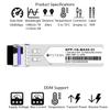 OPSTRAN 1000BASE-BX BiDi SFP Optical Transceiver Module Compatible with Alcatel-Lucent SFP-GIG-BX-D20 1490nm-TX/1310nm-RX 20km DOM Simplex LC SMF 4 Pack view 2