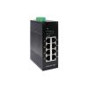BAISULI Industrial Din Rail Switch Gigabit Ethernet Managed Switch Gigabit L2-Managed Industrial Ethernet Switch Support Management, Port Mirroring, 8-Port Switch 1000M view 1