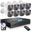 122 Wide-Angle Outdoor Wired Security Camera System, Home Video Surveillance Systems, CCTV Cameras for Home, DVR Surveillance Kits view 1