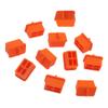 SFP Dust Covers, Fiber Optical Port Plug, Anti-dust Caps, Silicone Protector for Transceiver Module/Switch/Network Cards/Router/Media Converters, 10pcs/Pack view 1