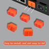 SFP Dust Covers, Fiber Optical Port Plug, Anti-dust Caps, Silicone Protector for Transceiver Module/Switch/Network Cards/Router/Media Converters, 10pcs/Pack view 4