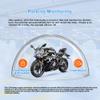 VSYSTO 5 Inch Motorcycle Carplay Touchscreen, Wireless Carplay and Android Auto, GPS Navigation, Parking Monitoring,WiFi Motorcycle Dash Cam SONYIMX307 1080P Front and Rear Camera,Tire Pressure Sensor view 3