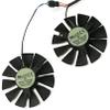 4Pin Graphics Card Cooling Fans Suitable for Asus Strix GTX 1060 960 950 750ti EX GTX 1050 1050Ti R9 370 Series Desktop T128010SH 75mm 12V 0.25A 4PIN Video Card Cooler Fans GPU Fan view 1