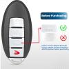 Keyecu Replacement Smart Remote Car Key Fob for Nissan Maxima 2007 2008 Sentra 2007-2012 CWTWBU735 285E3-EW81D 285E3-EW82D 315MHz ID46 Chip 4Buttons view 4